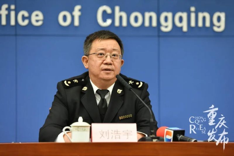 刘浩宇介绍有关情况 邹乐 摄
